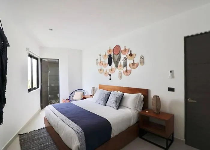 Amazing!! Ph 2 Bdrm + Private Rooftop &pool /aldea Zama Apartamento