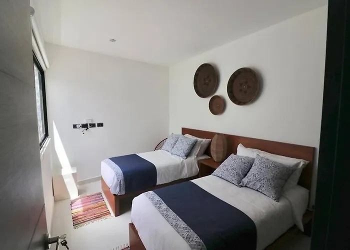 Amazing!! Ph 2 Bdrm + Private Rooftop &pool /aldea Zama Apartamento